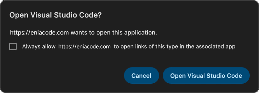 Open in VS Code